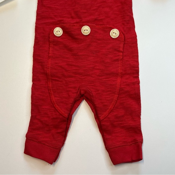 Starting Out Red Onesie Sleeper w/ Santa Claus Decal, Bottom Flap, NWT!! - Picture 6 of 6